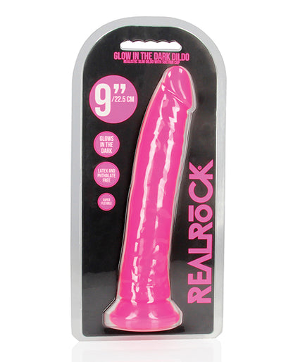 Shots Realrock Slim Dildo Glow In The Dark