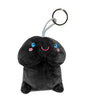Shots Short Penis Plushie - Black 4" / 10 cm by Shots America LLC