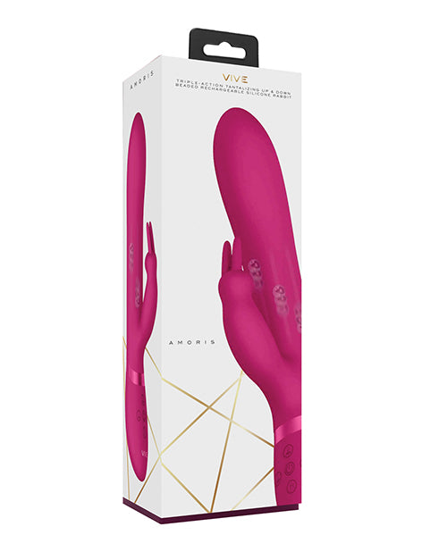 Shots Vive Amoris Stimulating Beads Rabbit - Pink by Shots America LLC