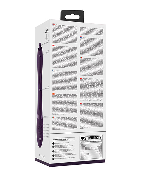 Shots Vive Nilo Pinpoint Rotating G-Spot Rabbit - Purple by Shots America LLC