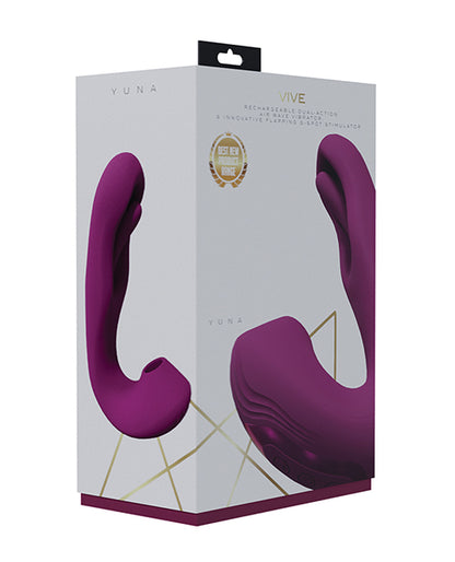 Shots Vive Yuna Dual Action Airwave Vibrator & G-spot Stimulator by Shots America LLC