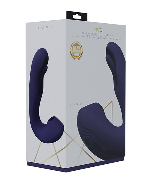 Shots Vive Yuna Dual Action Airwave Vibrator & G-spot Stimulator by Shots America LLC