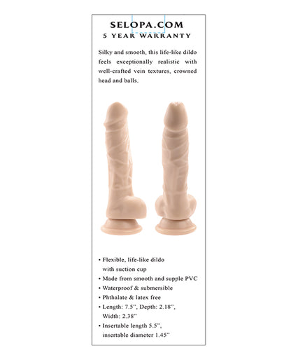 Selopa 6" Lifelike Dildo - Light