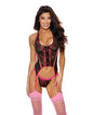 Lace Underwire Bustier w/G-String Bl by Shirley Of Hollywood