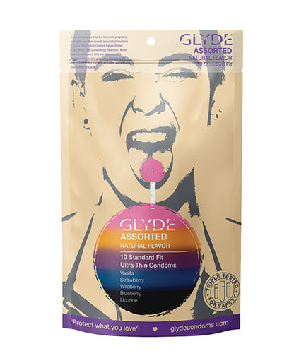 Glyde Assorted Flavors - Pack of 10