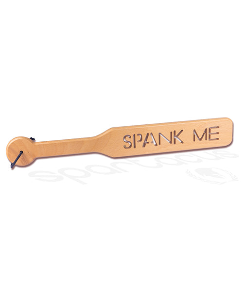 Spartacus Zelkova Wood Paddle - 40 cm Spank Me by Spartacus