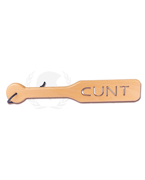 Spartacus Zelkova Wood Paddle - 32 cm Cunt by Spartacus