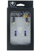 Spartacus Adjustable Broad Tip Blue Beaded Nipple Clamps by Spartacus