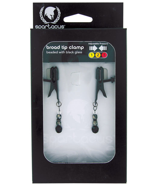 Spartacus Black Beaded Nipple Clamps by Spartacus