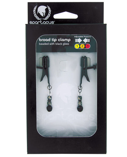 Spartacus Black Beaded Nipple Clamps by Spartacus