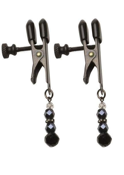 Spartacus Black Beaded Nipple Clamps by Spartacus