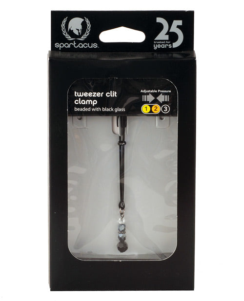 Spartacus Black Beaded Clit Clamps by Spartacus