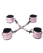 Spartacus Faux Leather Wrist & Ankle Restraints W/hog Tie by Spartacus