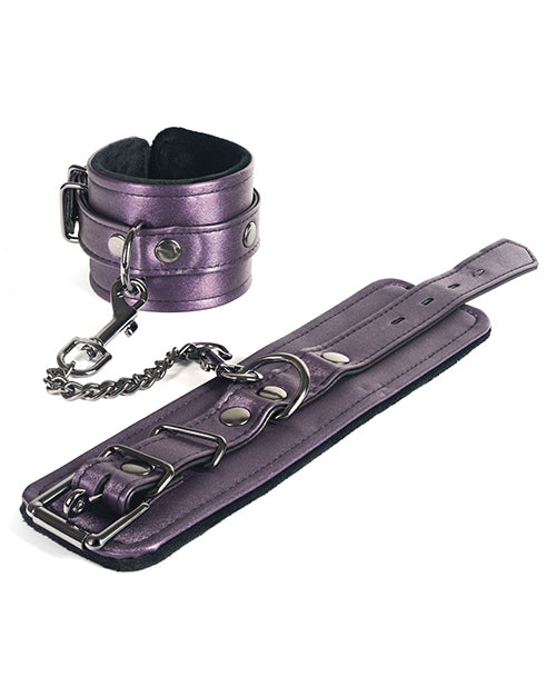Spartacus Galaxy Legend Faux Leather Wrist Restraints - Purple by Spartacus