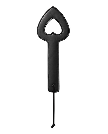 Sex & Mischief Shadow Heart Paddle - Black
