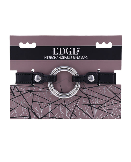 Edge Interchangeable Ring Gag - Black