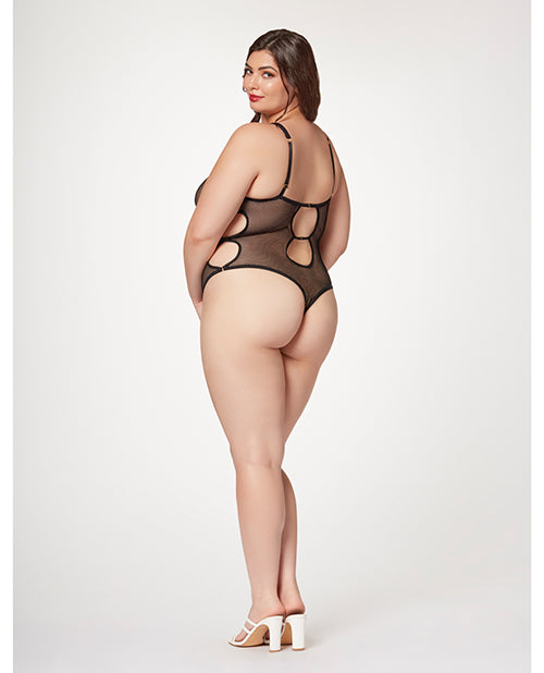 Fishnet Strappy High Cut Leg Teddy by Seven 'til Midnight Costume