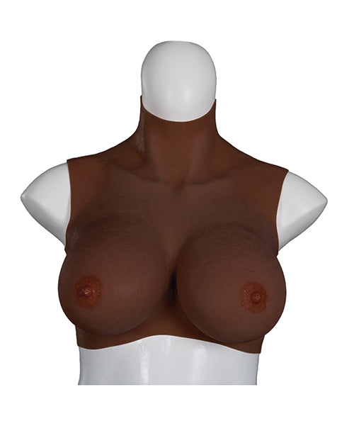 XX-DREAMTOYS Ultra Realistic E Cup Breast Form Large - Black