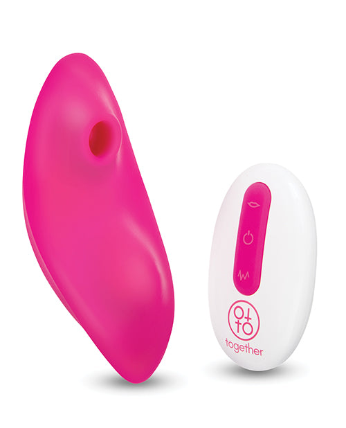 Together Suck N' Go Remote Controlled Panty Vibrator - Pink