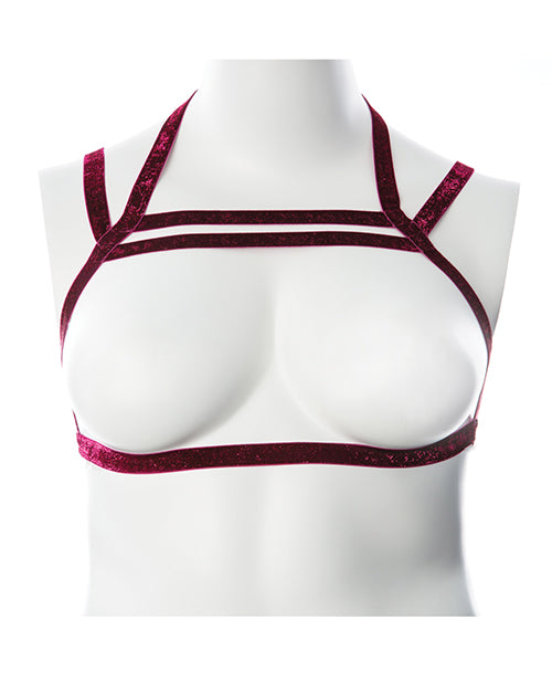 Gender Fluid Sugar Coated Harness - Raspberry Glitter by Thank Me Now INC