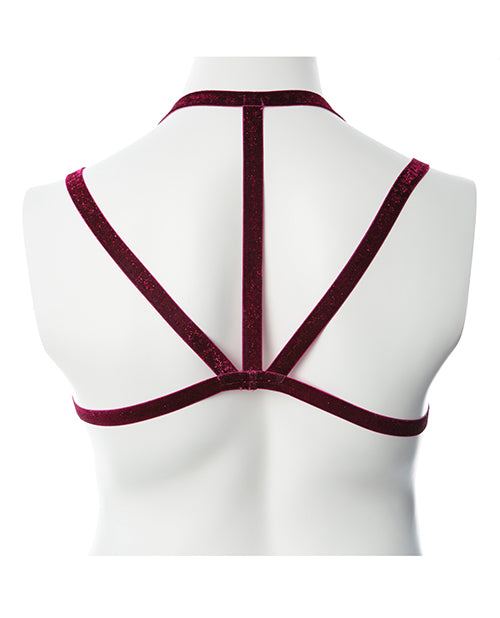 Gender Fluid Sugar Coated Harness - Raspberry Glitter by Thank Me Now INC