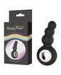 Gender Fluid Quiver Anal Ring Bead Vibe - Black by Thank Me Now INC
