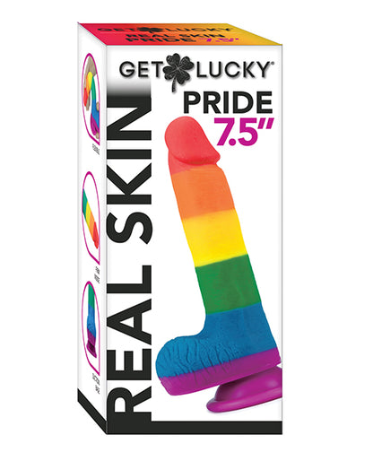 Get Lucky 7.5" Real Skin Series Pride- Rainbow by Thank Me Now INC