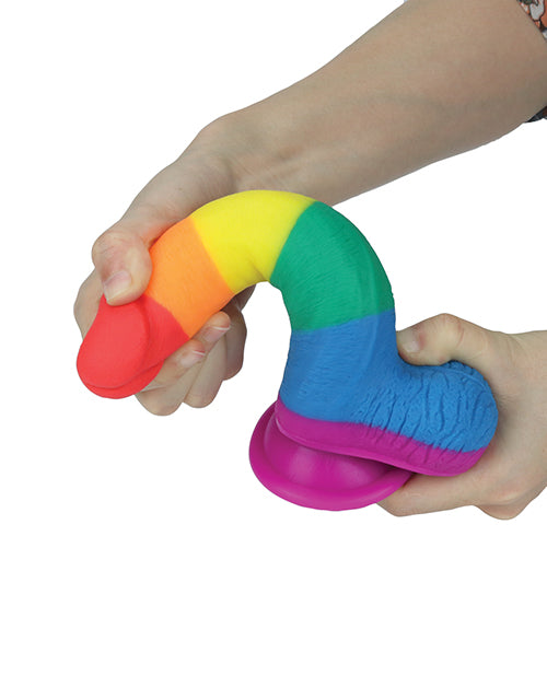 Get Lucky 7.5" Real Skin Series Pride- Rainbow by Thank Me Now INC