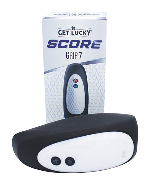 Get Lucky Score Grip 7 Masturbator - Black by Thank Me Now INC