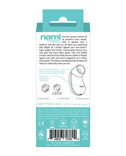 Vedo Nami Rechargeable Sonic Vibe