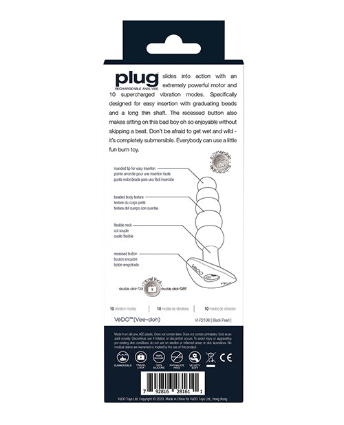 Vedo Plug Rechargeable Anal Plug