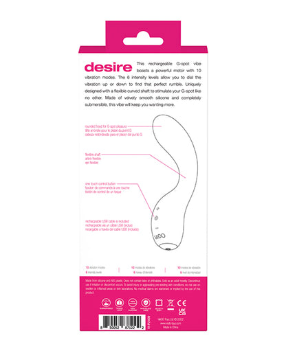 VeDo Desire Rechargeable G-Spot Vibe