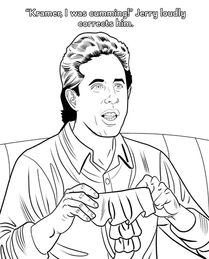 Wood Rocket Sexfeld Parody Coloring Book by Wood Rocket LLC