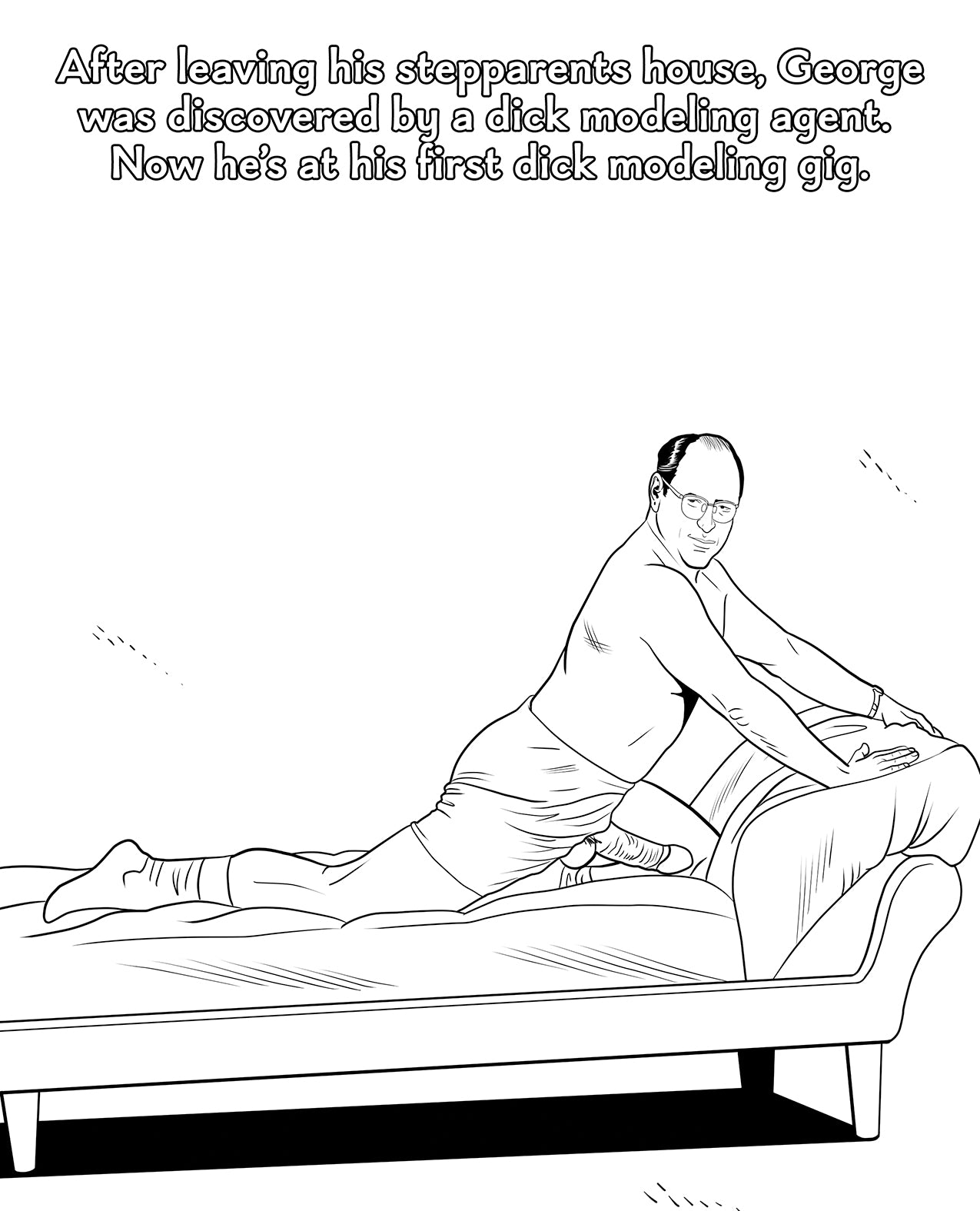 Wood Rocket Sexfeld Parody Coloring Book by Wood Rocket LLC