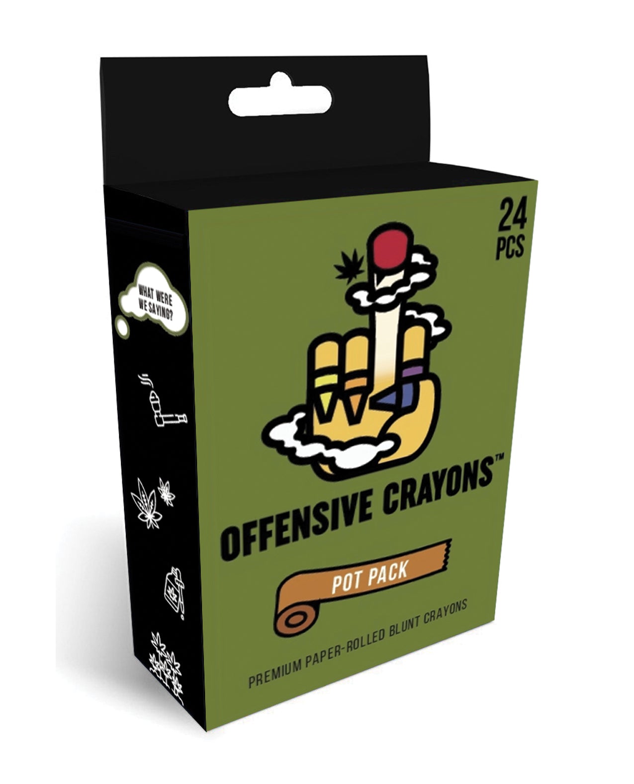 Wood Rocket Offensive Crayons Pot Pac by Wood Rocket LLC