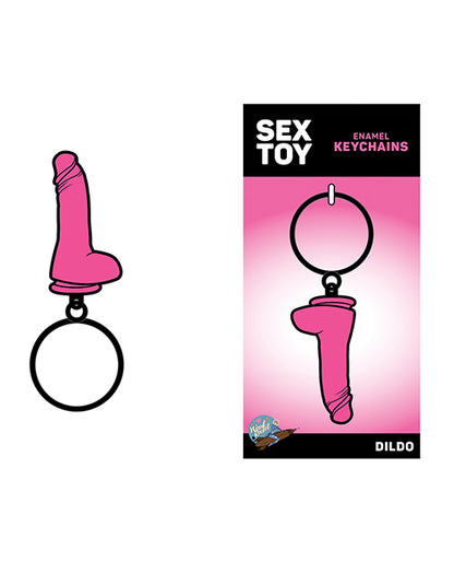 Wood Rocket Sex Toy Dildo Keychain - Pink by Wood Rocket LLC