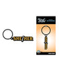 Wood Rocket She/Her Keychain - Black/Gold by Wood Rocket LLC