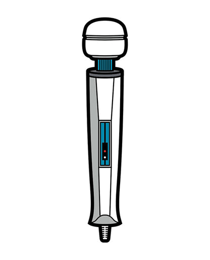 Wood Rocket Sex Toy Wand Pin - White by Wood Rocket LLC