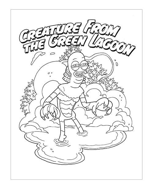Wood Rocket Killer Buds Adult Coloring Book by Wood Rocket LLC