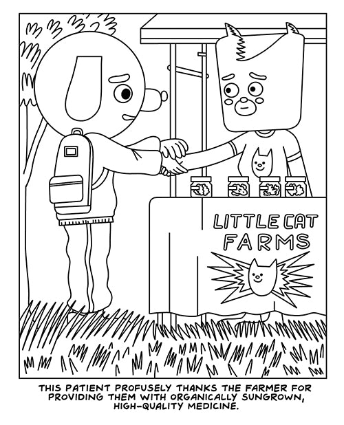 Wood Rocket A Visit to the Cannabis Farm Coloring Book by Wood Rocket LLC