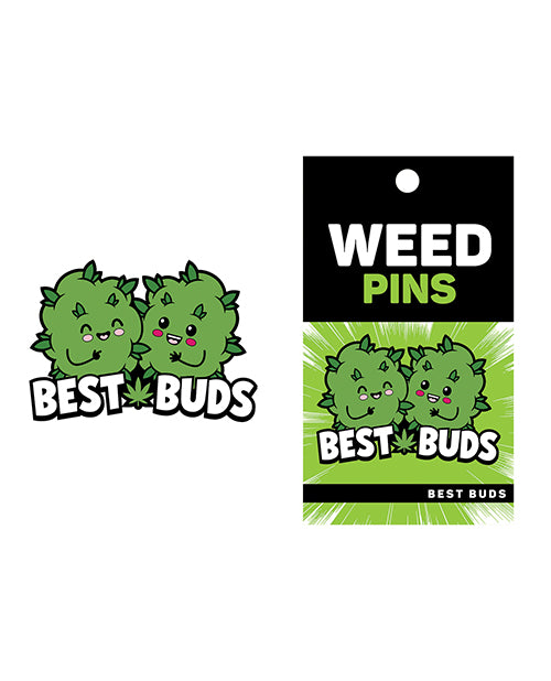 Wood Rocket Weed Best Buds Pin - Green by Wood Rocket LLC