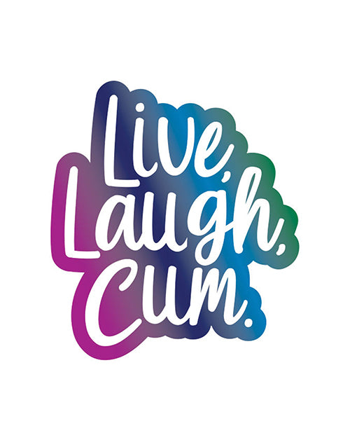 Wood Rocket Live Laugh Cum Large Pin - Multi Color by Wood Rocket LLC