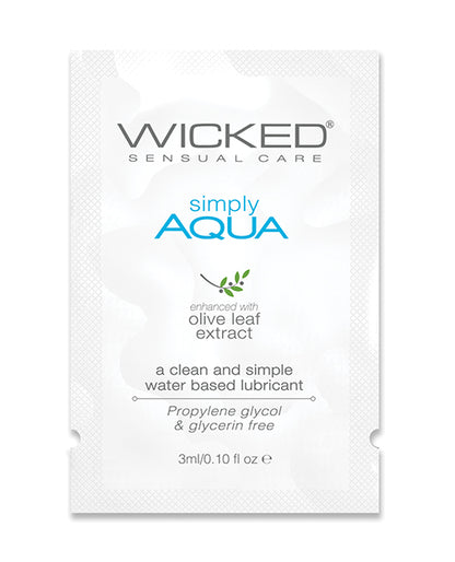 Wicked Sensual Care Simply Aqua Water Based Lubricant