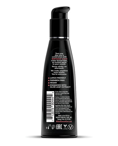 Wicked Sensual Care Water Based Lubricant - 4 Oz