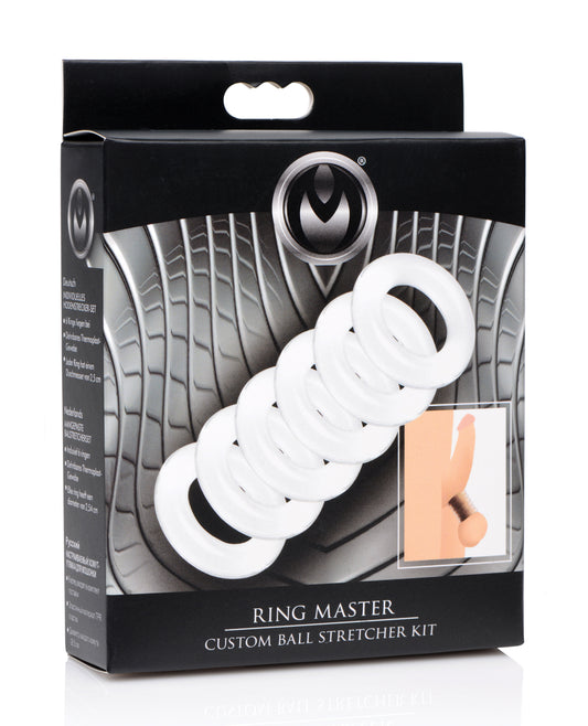 Master Series Ring Master Custom Ball Stretcher Kit - Clear, Set of 6