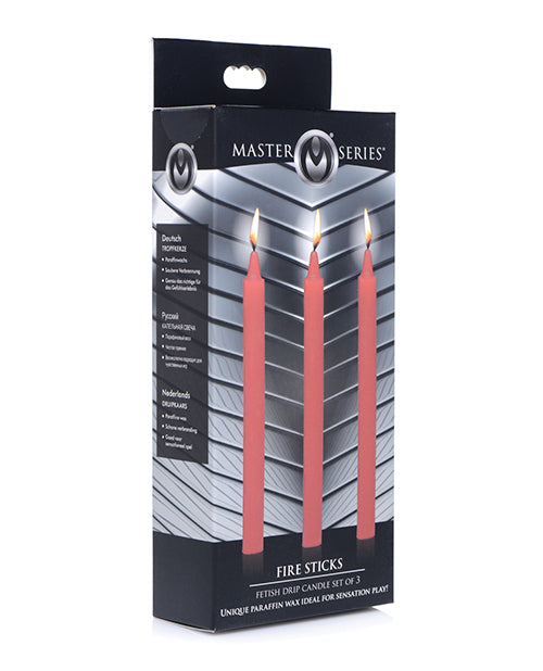 Master Series Fetish Drip Candles - Set Of 3 by Xr LLC