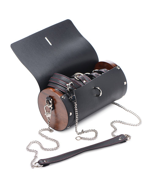Master Series Kinky Clutch Black Bondage Set w/Carrying Case by Xr LLC