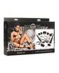 Master Series Hook Up 10 pc Plush Bondage Set - Black