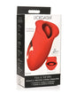 Shegasm Lickgasm Kiss + Tell Silicone Kissing & Vibrating Clitoral Stimulator - Red by Xr LLC