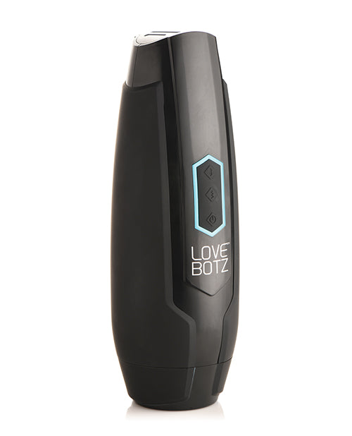 LoveBotz The Milker Max 14X Thrusting & Vibrating Masturbator - Black